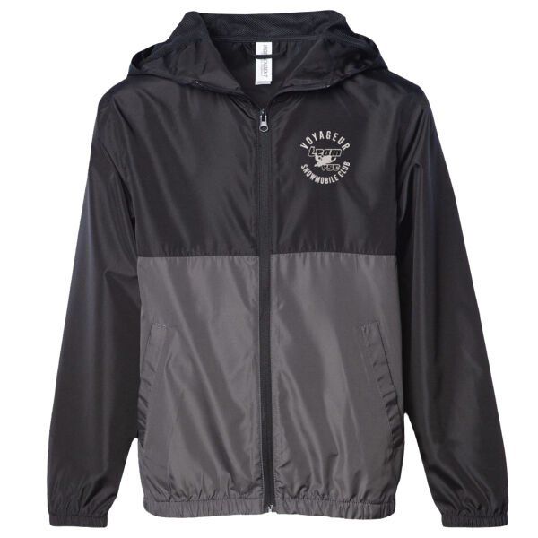 Independent Trading Co. Youth Lightweight Windbreaker Full-Zip - Embroidered Logo Thumbnail