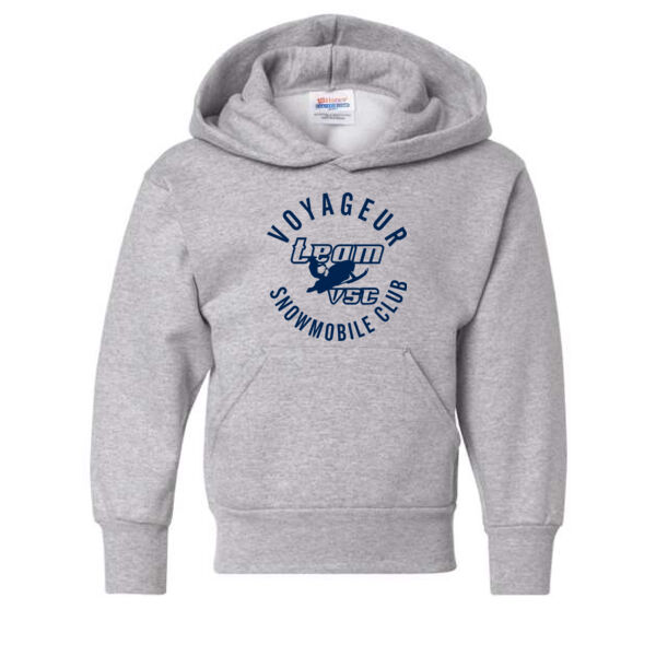 Hanes - EcoSmart Youth Hooded Sweatshirt - Printed Logo Thumbnail