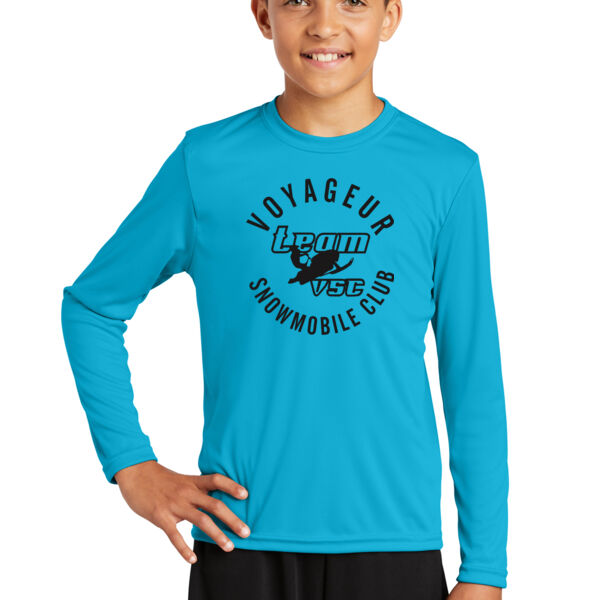 Sport-Tek Youth Long Sleeve PosiCharge Competitor Tee - Printed Logo Thumbnail