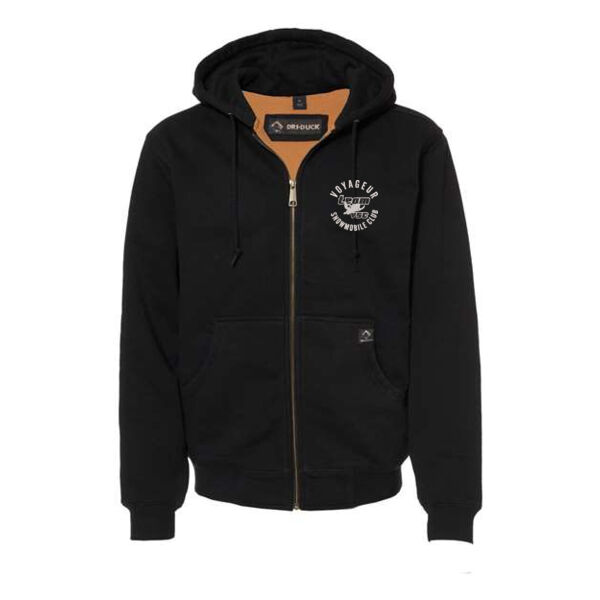 DRI DUCK Crossfire Heavyweight Fleece Full Zip Sweatshirt with Thermal Lining - Embroidered Logo Thumbnail