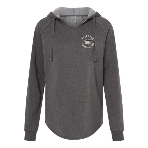 Independent Trading Co. Women's California Wave Wash Sweatshirt - Embroidered Logo Thumbnail