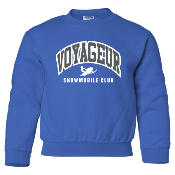 Gildan - Youth Heavy Blend Crewneck Sweatshirt - Applique Logo Thumbnail