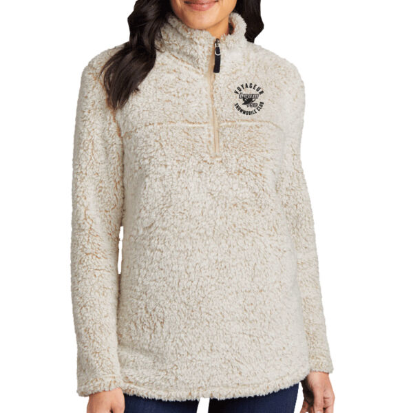 Port Authority Ladies Cozy 1/4 Zip Fleece - Embroidered Logo Thumbnail