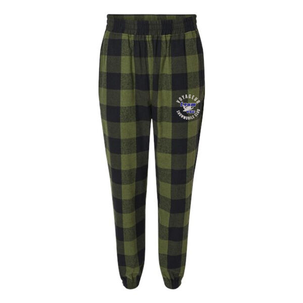 Burnside - Flannel Jogger - Embroidered Logo Thumbnail