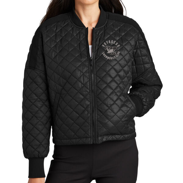 MERCER+METTLE™ Women’s Boxy Quilted Jacket - Embroidered Logo Thumbnail