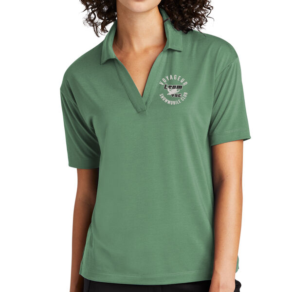 Mercer+Mettle™ Women’s Stretch Jersey Polo - Embroidered Logo Thumbnail