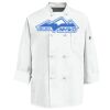 Eight Knot Button Chef Coat with Thermometer Pocket Thumbnail