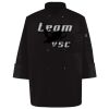 Ten Pearl Button Black Chef Coat Thumbnail